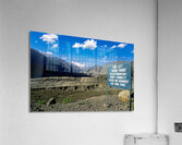 View of Nanga Parbat Peak in the Karakoram range Pakistan Acrylic Print