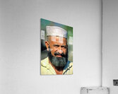 Portrait of a bearded man in Pakistan during daylight Impression acrylique