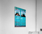 Man looks out from window in Lahore Pakistan Acrylic Print