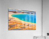 Explore grand prismatic spring in yellowstone national park Acrylic Print