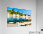 Visit Abyss Pool in Yellowstone National Park for a unique view Acrylic Print