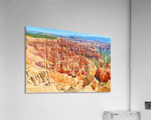 View from inspiration point in bryce canyon national park Acrylic Print