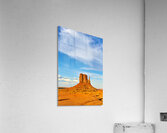 Monument Valley shows red rock formations under blue sky Impression acrylique
