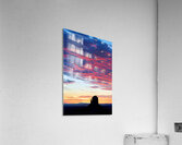 View of sunset over Monument Valley in USA Acrylic Print