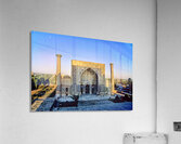 Historic building in Khiva during sunset in Uzbekistan Acrylic Print