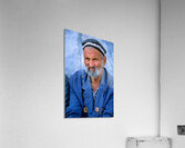 Elderly man in Bukhara Uzbekistan engages in local culture Acrylic Print