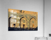 Madrasa architecture in Samarkand shows detailed design work Acrylic Print
