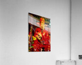 Statue of a deity in Hanoi Vietnam showing traditional clothing Acrylic Print