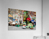 Women selling fresh vegetables in Hanoi market Acrylic Print