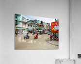 Busy streets of Ho Chi Minh City in Saigon during the day Acrylic Print