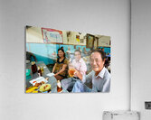 People enjoying time together in a cafe in Ho Chi Minh City Acrylic Print