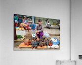 Women selling chickens at market in Phu Quoc Vietnam Acrylic Print