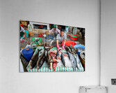 Fish market scene in Phu Quoc Vietnam during the day Acrylic Print