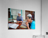 Learning together in a classroom in Ho Chi Minh City Acrylic Print
