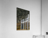 Crosses mark a cemetery in Longyearbyen Svalbard Archipelago Acrylic Print