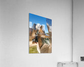Guggenheim Museum in Bilbao Spain shows modern architecture Acrylic Print