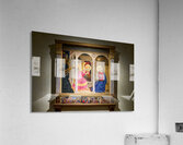 Cortona altarpiece by Angelico depicts the Annunciation Acrylic Print