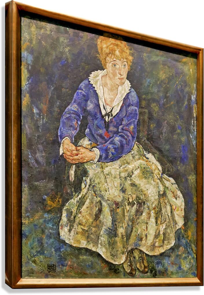 Egon Schiele - Portrait of the Artist’s wife Edith Schiele 1917-18 - Belvedere Museum Vienna Austria