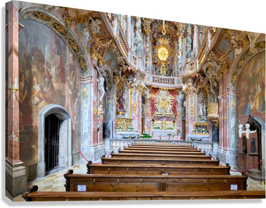 Germany Bavaria Munich. St. Johann Nepomuk the Asam Church Asamkirche