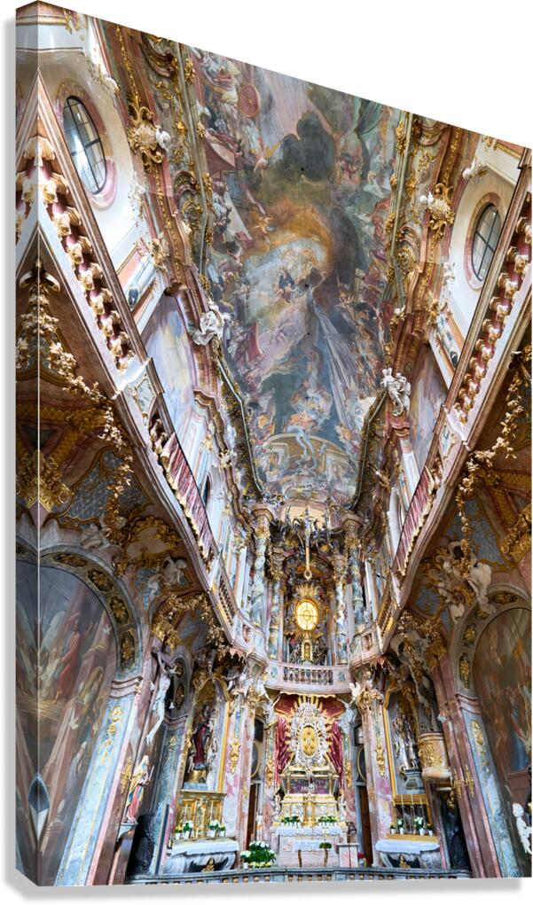 Germany Bavaria Munich. St. Johann Nepomuk the Asam Church Asamkirche