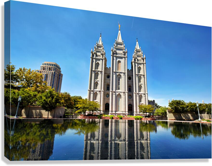 Salt lake Mormon Temple. Salt Lake City Utah USA