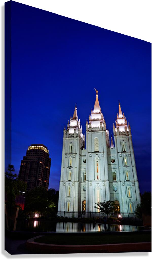 Salt Lake Mormon Temple. Salt Lake City Utah USA