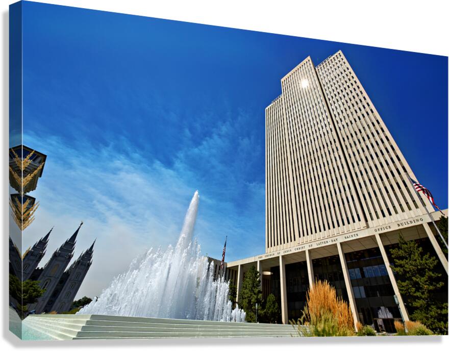 The hedaquarter of the Mormon Church of Jesus Christ the latter day. Salt Lake City Utah USA