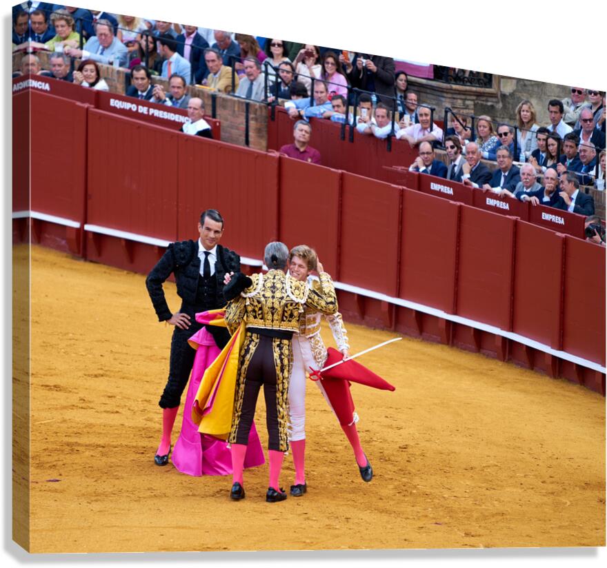 ANDALUSIA SPAIN. Bullfight in Seville Arena