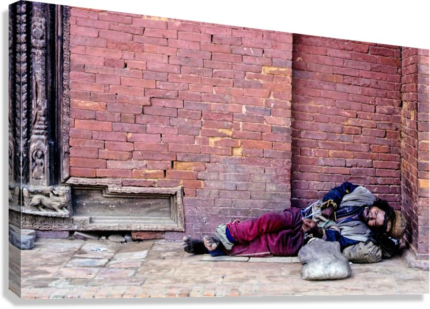 Nepal. Kathmandu. A beggar