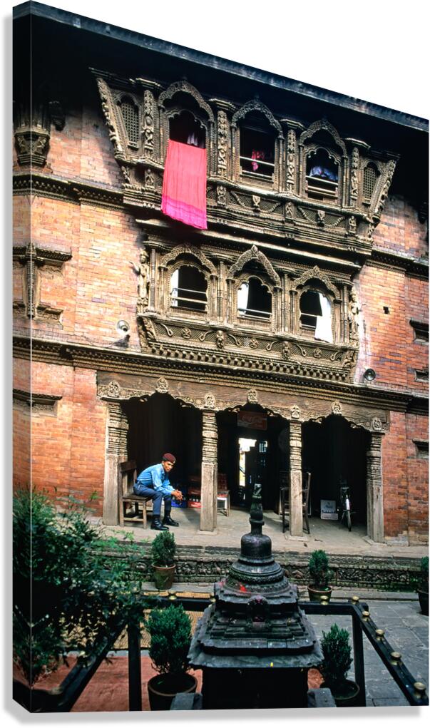 Nepal. Kathmandu. Kumari goddess house