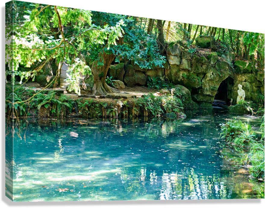 Caserta Campania Italy. The Royal Palace. The bath of Venus