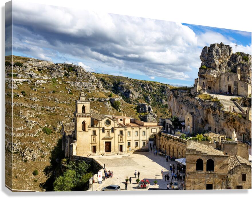 Matera Basilicata Italy. Saint Peter Caveoso Church
