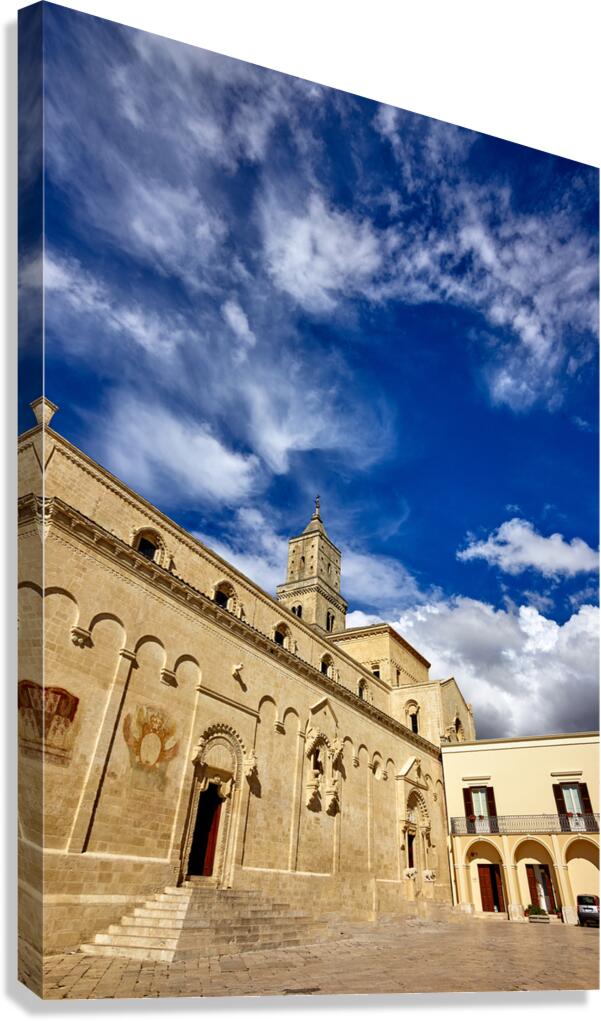 Matera Basilicata Italy. Basilica Pontificia Cattedrale di Maria Santissima della Bruna e SantEustachio