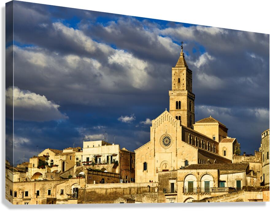 Matera Basilicata Italy. Basilica Pontificia Cattedrale di Maria Santissima della Bruna e SantEustachio