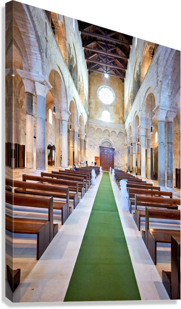 Apulia Puglia Italy. Trani. Basilica Cattedrale Beata Maria Vergine Assunta dedicated to Saint Nicholas