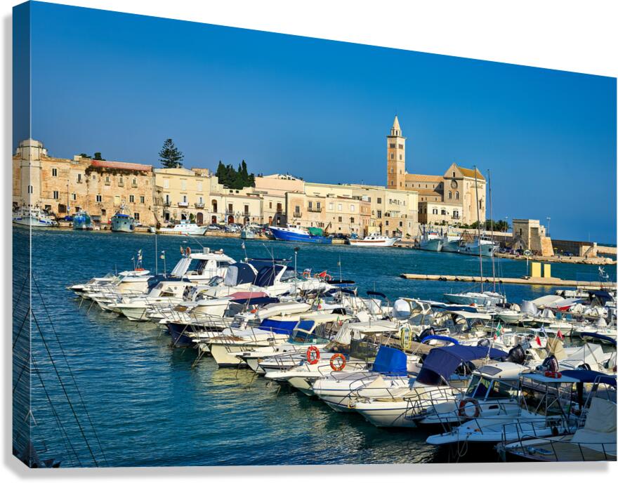 Apulia Puglia Italy. Trani. The seaport