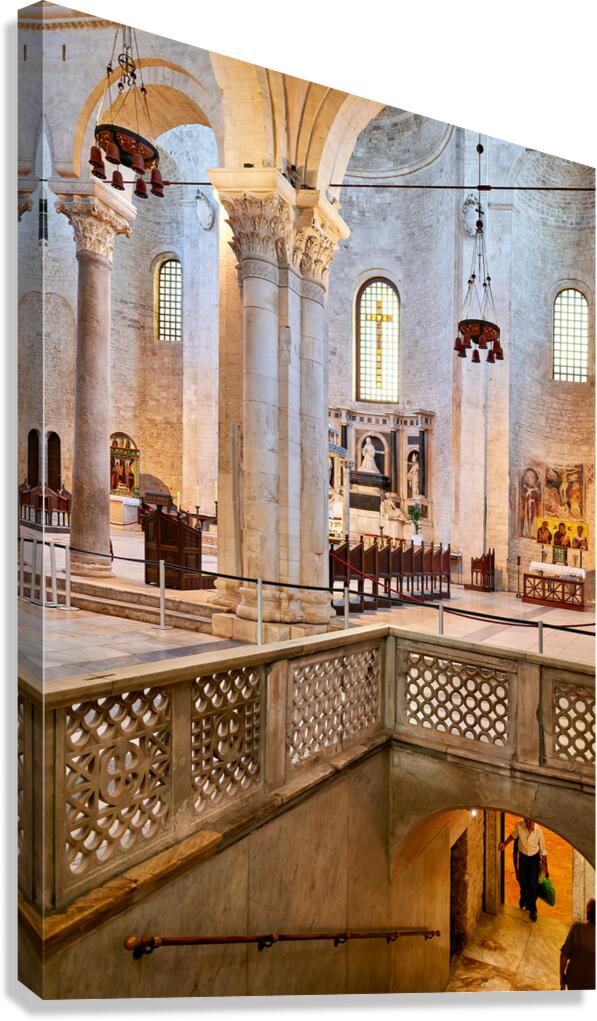 Apulia Puglia Italy. Bari. The Pontifical Basilica of Saint Nicholas