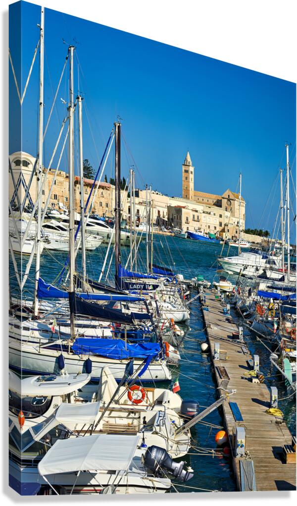 Apulia Puglia Italy. Trani. The seaport