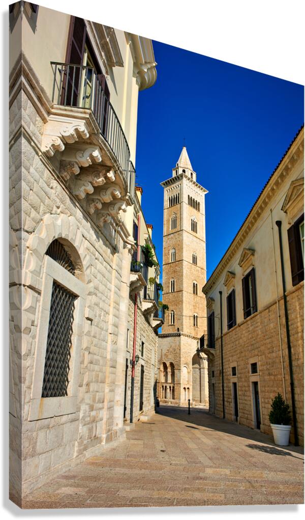 Apulia Puglia Italy. Trani. Basilica Cattedrale Beata Maria Vergine Assunta dedicated to Saint Nicholas