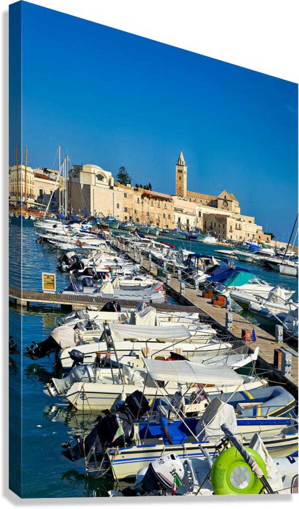 Apulia Puglia Italy. Trani. The seaport