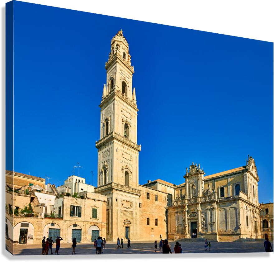 Apulia Puglia Salento Italy. Lecce. Cathedral Maria Santissima Assunta and Saint Orontius