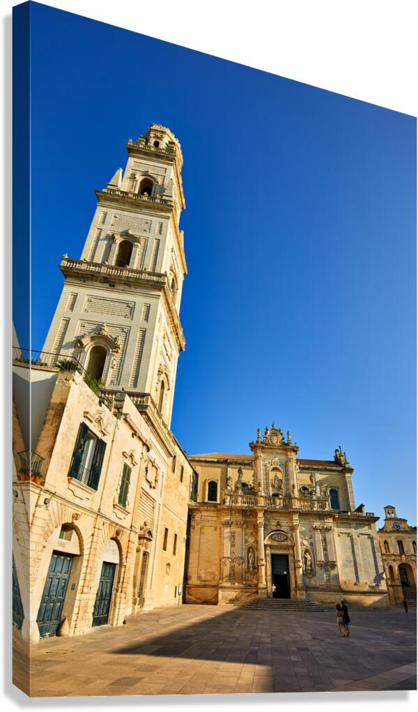 Apulia Puglia Salento Italy. Lecce. Cathedral Maria Santissima Assunta and Saint Orontius