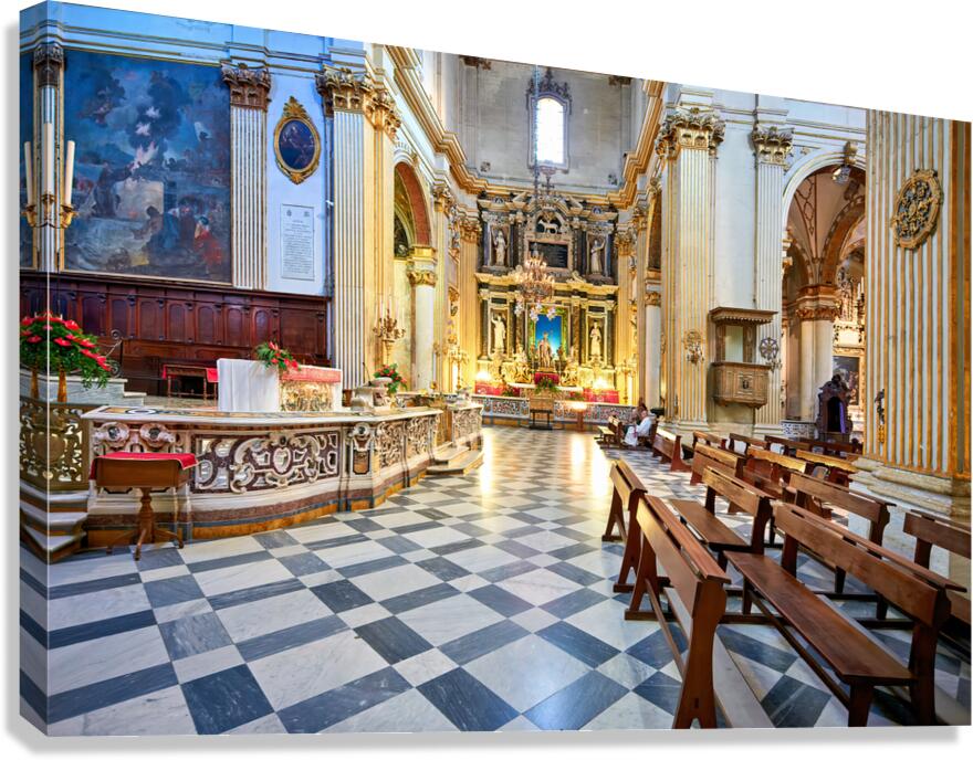 Apulia Puglia Salento Italy. Lecce. Cathedral Maria Santissima Assunta and Saint Orontius