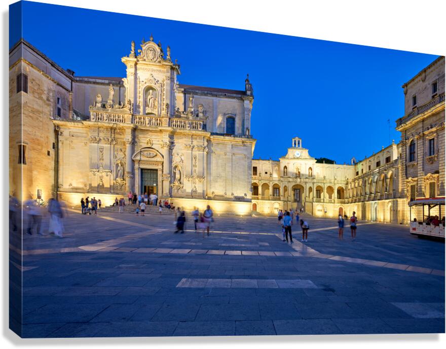 Apulia Puglia Salento Italy. Lecce. Cathedral Maria Santissima Assunta and Saint Orontius