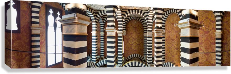 Bologna Italy. Rocchetta Mattei is a fortress located in the northern Apennines