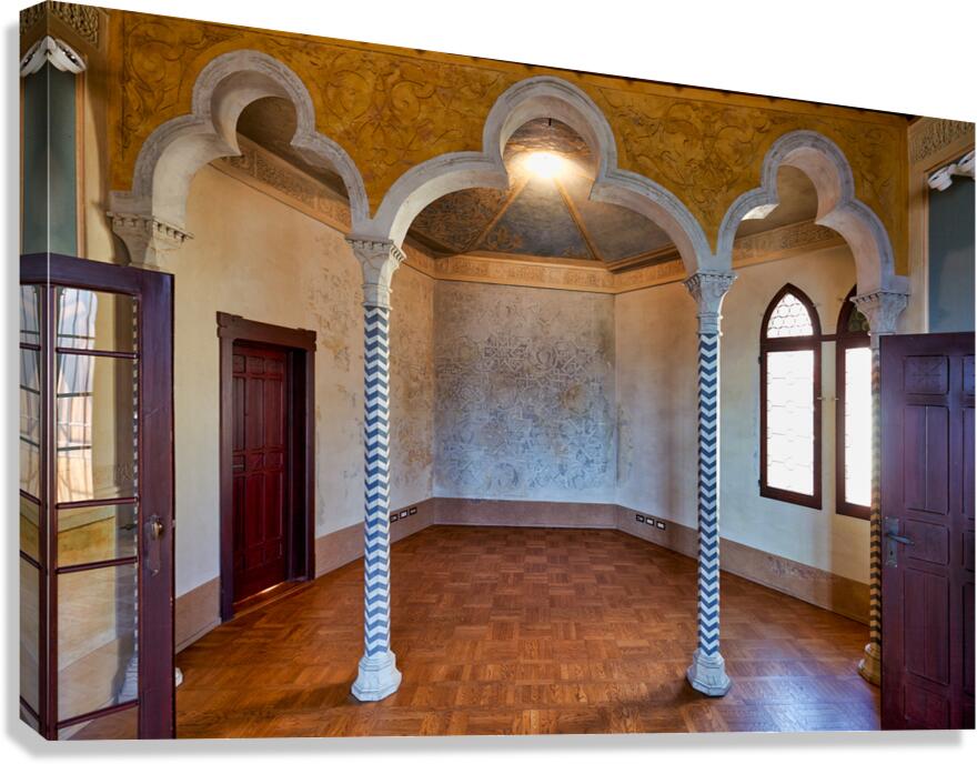 Bologna Italy. Rocchetta Mattei is a fortress located in the northern Apennines