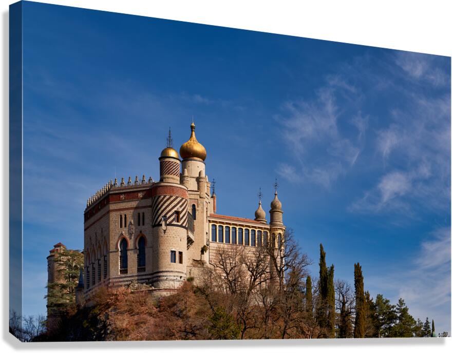 Bologna Italy. Rocchetta Mattei is a fortress located in the northern Apennines