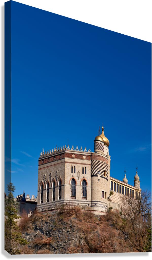 Bologna Italy. Rocchetta Mattei is a fortress located in the northern Apennines