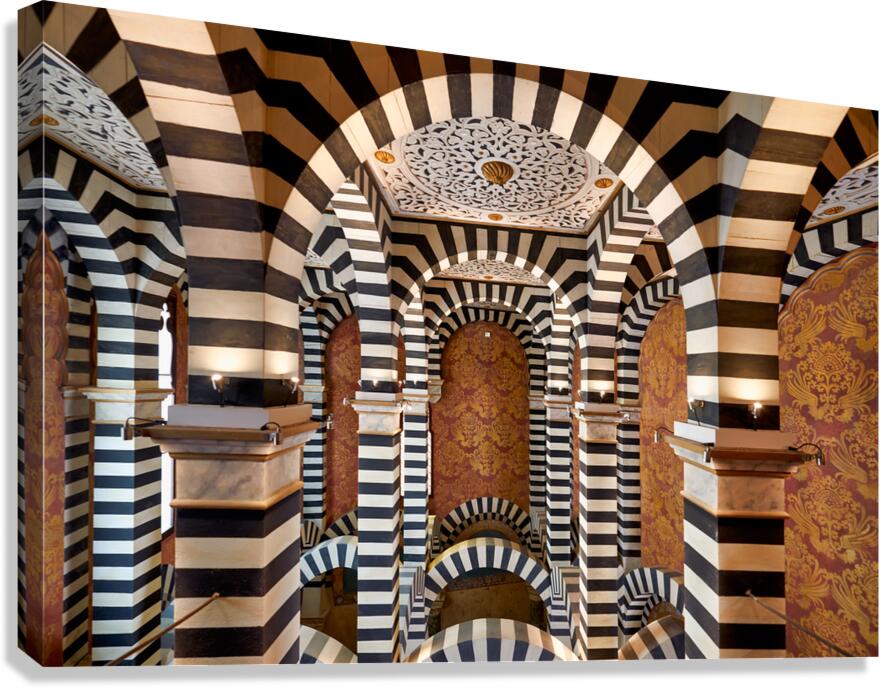 Bologna Italy. Rocchetta Mattei is a fortress located in the northern Apennines