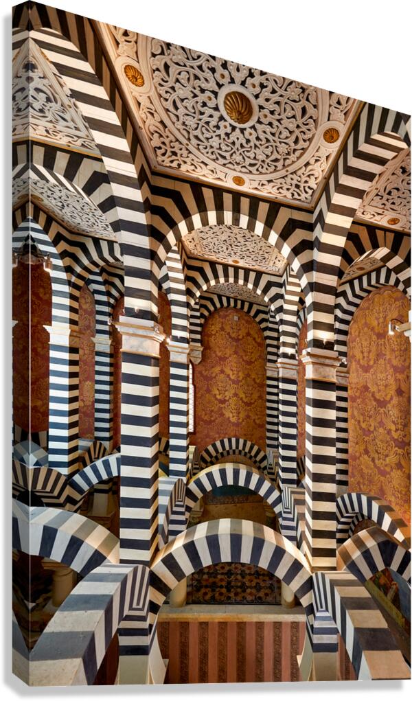 Bologna Italy. Rocchetta Mattei is a fortress located in the northern Apennines